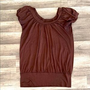 American Dream Brown Women's Top L